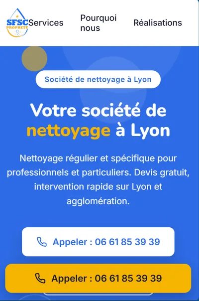 Site SFSC Propreté